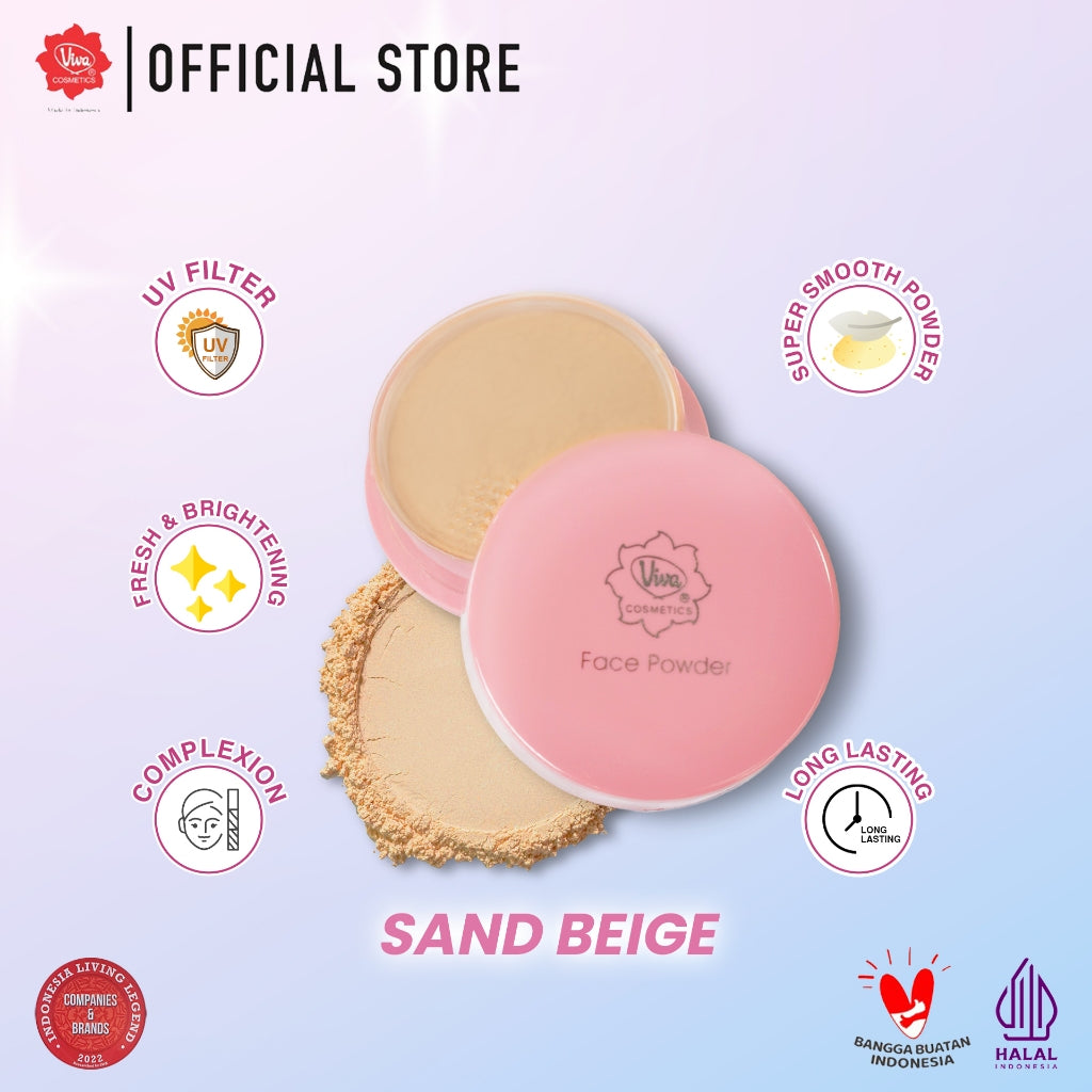 Viva Face Powder Pink - 14 gr (tersedia 3 shade)