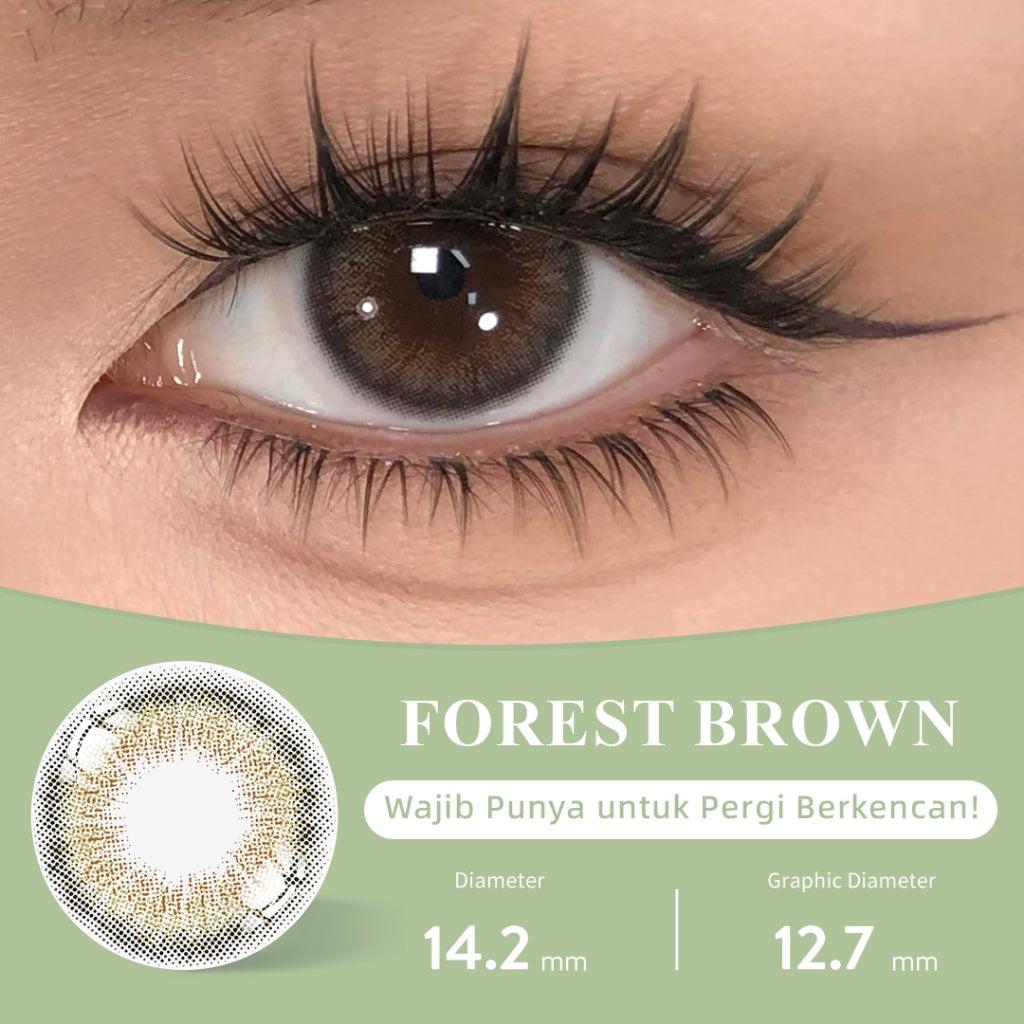 [Fuji Favorite] Lilmoon Softlens Kualitas Jepang softlens NORMAL natural contact softlens/softlens warna/Lensa kontak/Japan lens/Lensa minus/softlens brown/Grey
