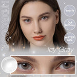 [0.00 s/d -8.00]Softlens Minus Queen Amber Lensa Kontak Warna DIA14.2MM Hidrocor Soflen 1Pasang 6Bulan