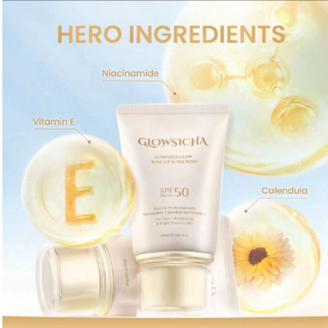GlowSicHa LUMINOUS Glow Tone Up Sunscreen SPF 50 PA+++