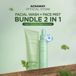 ACNAWAY Mugwort Acne Face Mist Spray – Antiseptik Wajah Jerawat dengan HOCl + Centella + Mugwort | Mencegah Breakout, Redakan Kemerahan, Melembabkan | Face Mist Anti Bakteri untuk Wajah Berjerawat & Sensitif
