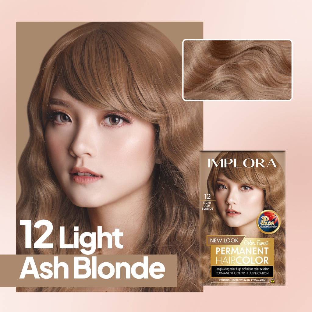 Implora New Permanent Hair Color | Pewarna Rambut Black Brown Burgundy