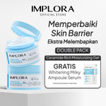 [Double Pack] Implora Ceramide Skin Barrier Rich Moisturizing Gel 30ml Free Ampoule Serum