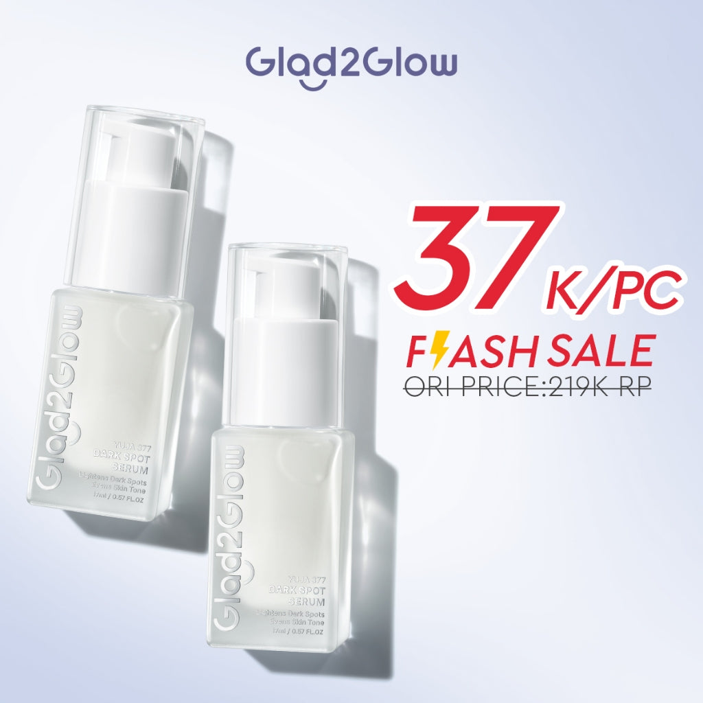 Glad2Glow Serum Series Peeling Serum Exfoliating Serum Bright Serum Glad2Glow Serum Mencerahkan Wajah Serum Pemutih Wajah Serum Retinol Serum Dark Spot Serum Acne Spot Serum Jerawat Glowing Serum Whitening Serum Brightening Serum Glow G2G Serum Niacinamid