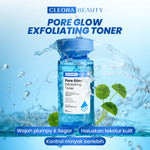 [ ] Cleora Whitening Special Bundle Glow Smooth Moisturizer + Cleora Pore Glow Exfoliating Toner 120ml - Skincare Pemutih Wajah Meratakan Warna Kulit Brightening Pelembab Mengurangi Komedo & Jerawat Paket Scincare Toner Exfoliasi Muka Eksfoliasi