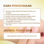 Cleora Twinpack Exclusive Glow Jelly Booster 30gr Special Bundle 2pcs - Moisturizer Untuk Brightening Dan Anti Aging Wanita Pria Day Cream Night Cream Pemutih Wajah Pelembab Wajah