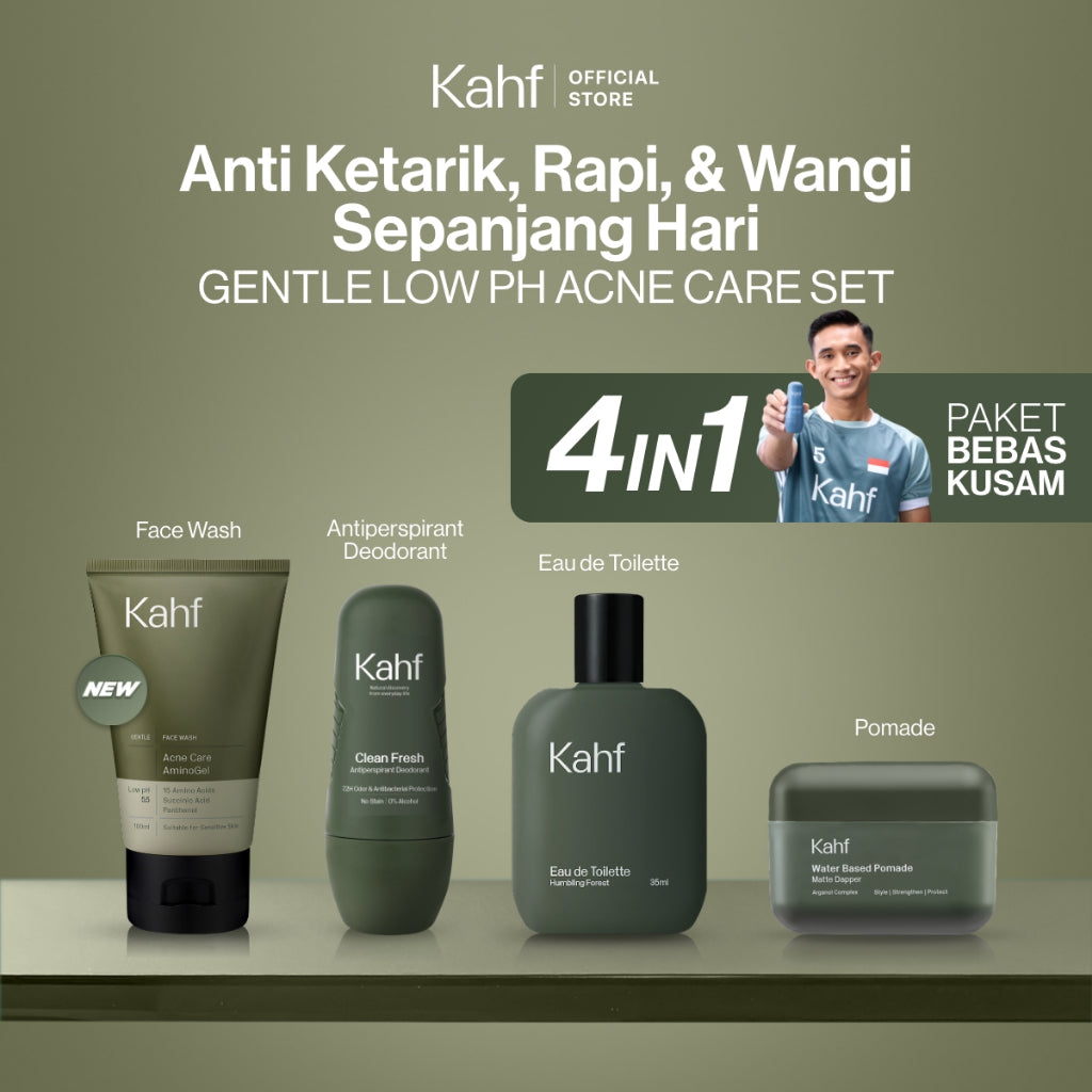 [POMADE NIKAHAN BRE] Kahf Water-based Pomade Matte Dapper 70 g - Pomade Rambut Pria - Approved by Barber and Suitable for Daily Use