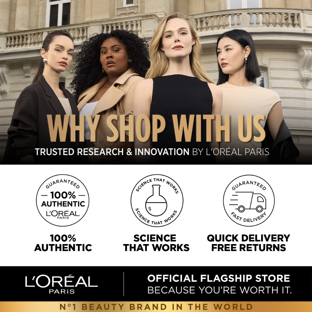 L'Oreal Paris Glycolic Bright Dark Circle Eye Serum 20ml Aplikator Boba - Skincare untuk Samarkan Mata Panda dengan Niacinamide