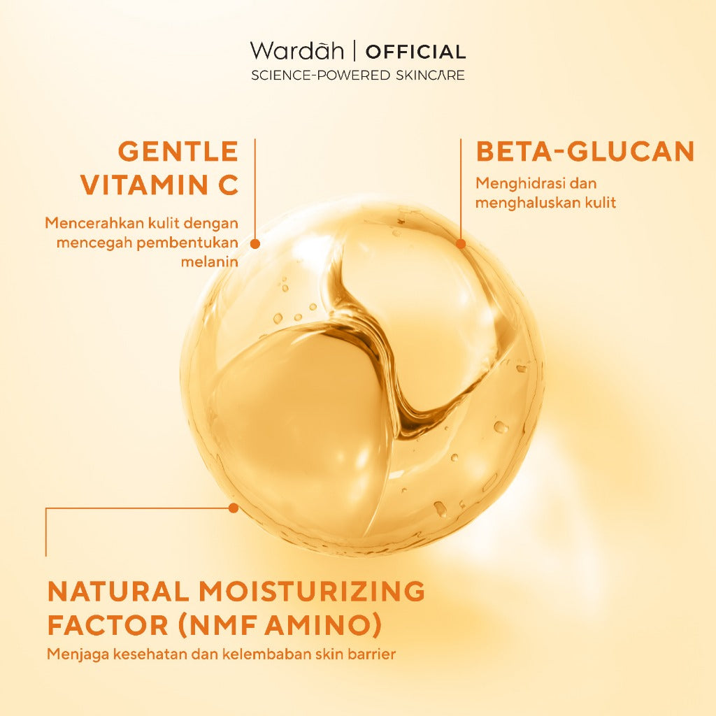 [New!] WARDAH Amino Gel Cleanser Vitamin C + 8X NMF Amino 120 mL - Sabun Cuci Muka Low pH untuk Kulit Kusam Dry Kering Senstive - Face Wash Membersihkan Mencerahkan Melembapkan Kulit - Kulit Sensitive - Pembersih Wajah - Facial Wash - Sabun Cuci Muka