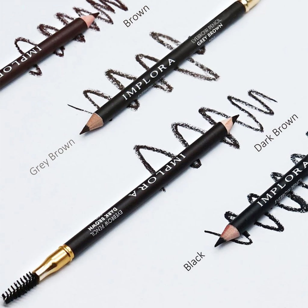 Implora Pensil Alis | Eyebrow Pencil Coklat Hitam Dark Brown