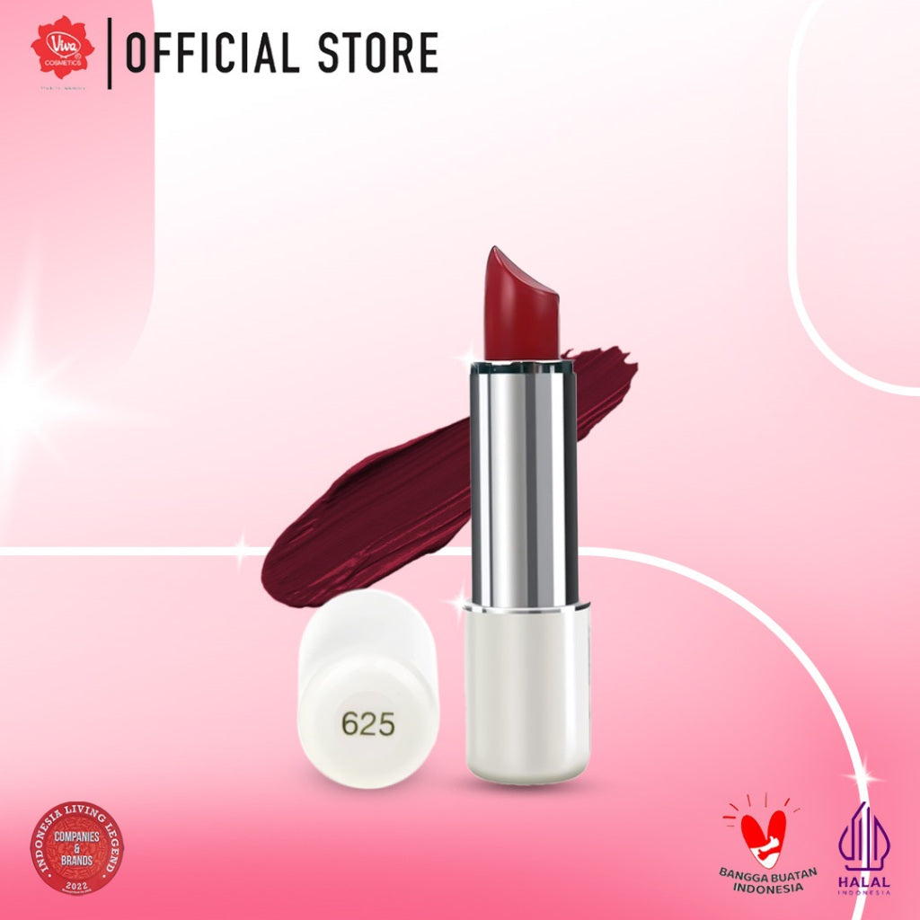 Red-A Lipstick with VIT E, Shea Butter, Avocado Oil & Squalane; no: 621 - 651 (3gr)