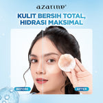 Azarine Cleansing & UV Protection Kit [2 PCS] Calmoist Micellar Water + Sunscreen Best Seller SPF45 PA++++ untuk Semua Jenis Kulit Pembersih Wajah Tanpa Residu Menghidrasi Kulit dan Tidak Pedih di Mata
