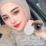 [0.00 s/d -8.00] Magister softlens Minus 14.00MM Queen Ochre Soflen Minus Graphite Amber Soflen Sepasang 6Bulan