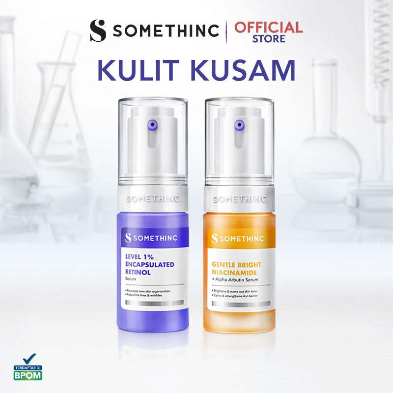 [BARU!] SOMETHINC [2 PCS] Best Serum Combo (Glass-C 12% Vitamin C+ GlutaBright™ + Ferulic Serum, Diamond Glow Phyto Stem Cell Serum, SKINLIFT 1% Copper Peptide Resveratrol Serum, Gentle Bright Niacinamide)