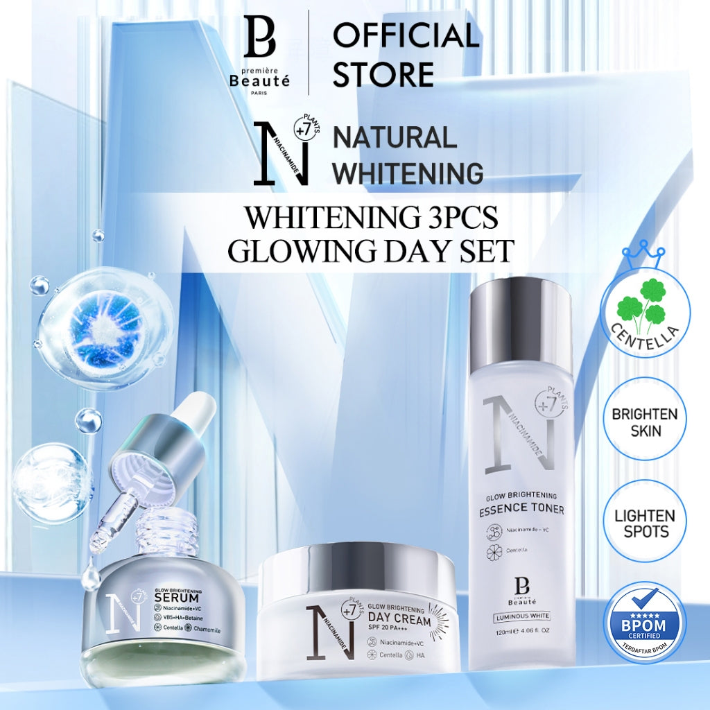 [CAMPAIGN] PREMIERE BEAUTE [Whitening 3pcs]  Skincare Luminous White Glow Brightening Whitening BPOM
