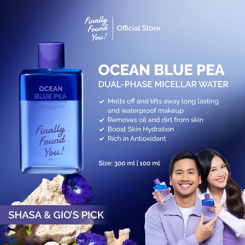 Finally Found You! Ocean Blue Pea Dual-Phase Micellar Water 100ml