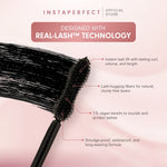 [BEST MASCARA 2025] Instaperfect Noir Lash Mascara (Maskara Bulu Mata Smudgeproof, Anti Clumpy, Lentik Panjang Tebal Natural Tahan Lama 24 Jam, Instant Lash Lift)