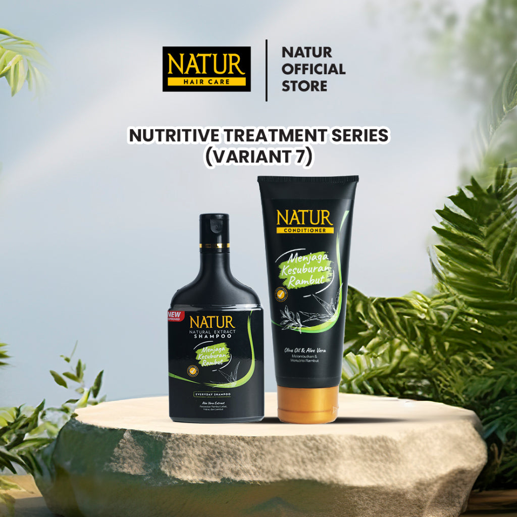 Natur Nutritive Treatment Series | Paket Rambut Lebih Tebal - Paket Rambut Kering Rusak