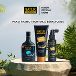 Paket Rambut Rontok dan Berketombe - Shampoo, Conditioner, Hair Tonic Rambut Rontok dan Ketombe