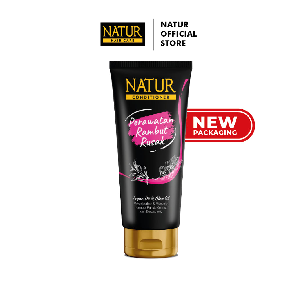 Paket Rambut Rusak dan Kering - Shampoo, Conditioner, Hair Recovery Serum Rambut Rusak dan Kering