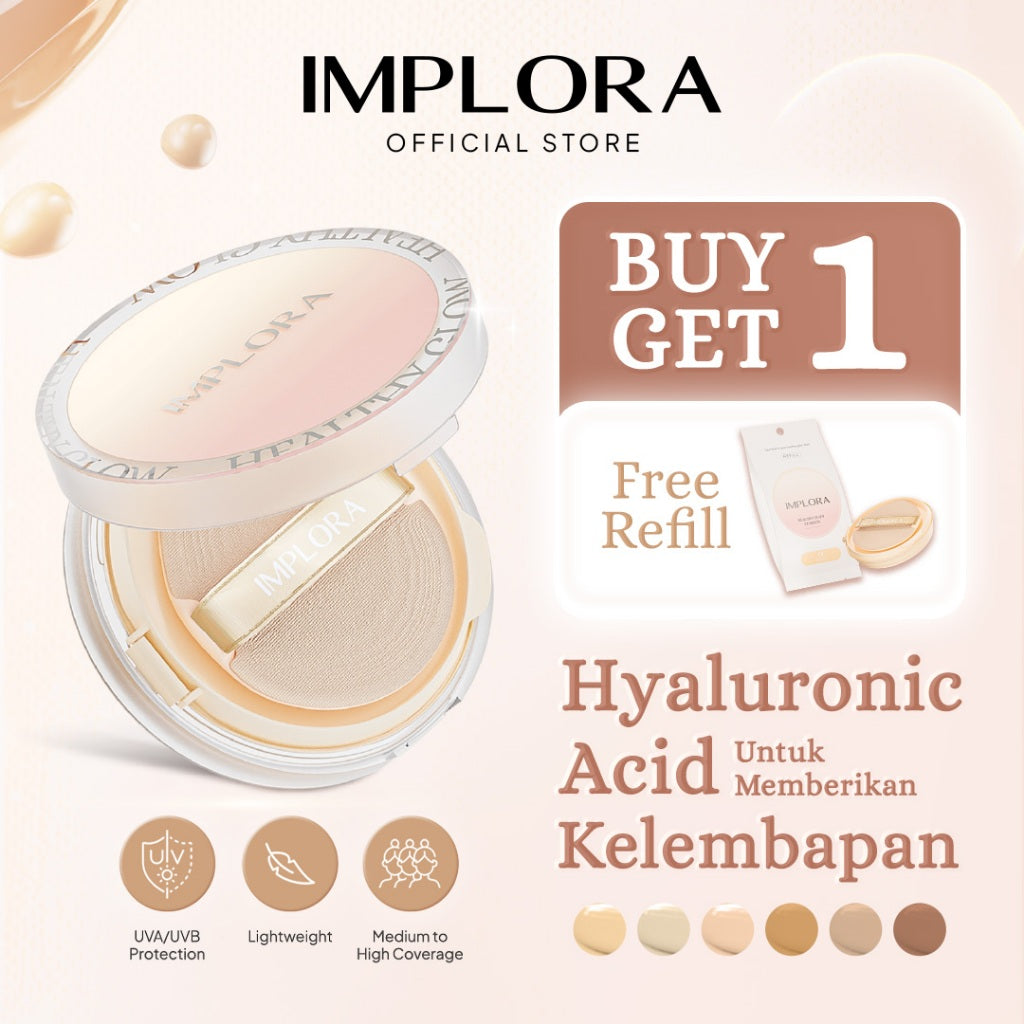 Implora Healthy Glow Cushion | Cushion Wajah Glowing Ringan