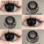 (COD)Eyeshare Softlens Minus(-1~-6) Black Brown Softlens Lensa MDS-BEAUTYEYE-BLACK-1.00ata Penuh Gaya Dan Cantik Softlens