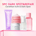 [ORDER NOW, HEMAT 30K]Glad2Glow Symwhite377 Dark Spot Bundle 7PCS-Yuja Skincare Cerah Brightening Moisturizer+Dark Spot Serum+Cleanser+Retinol Moisturizer+ Retinol Serum+Toner+Clay Stick Meringankan flek hitam mencerahkan warna kulit g2glow official store