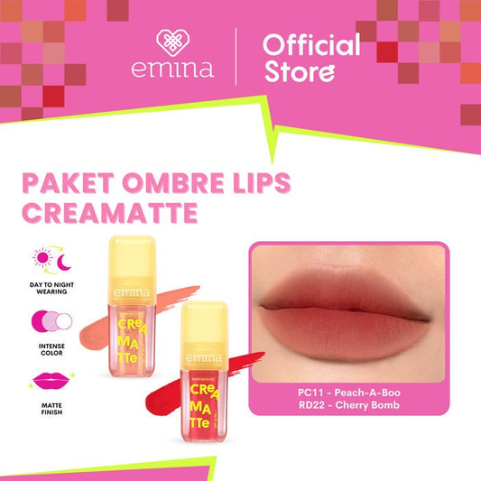 PAKET Ombre Emina Creamatte Lip Cream