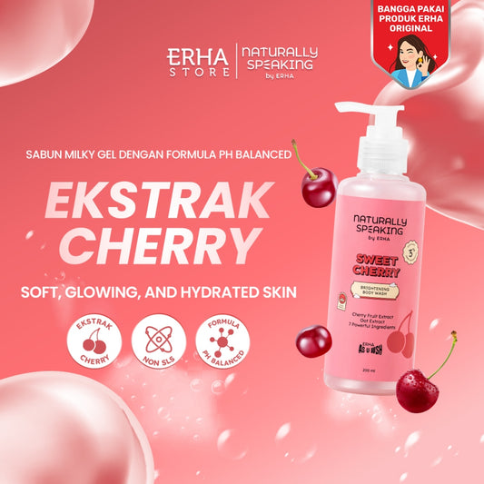Naturally Speaking Sweet Cherry Brightening Body Wash 200ml