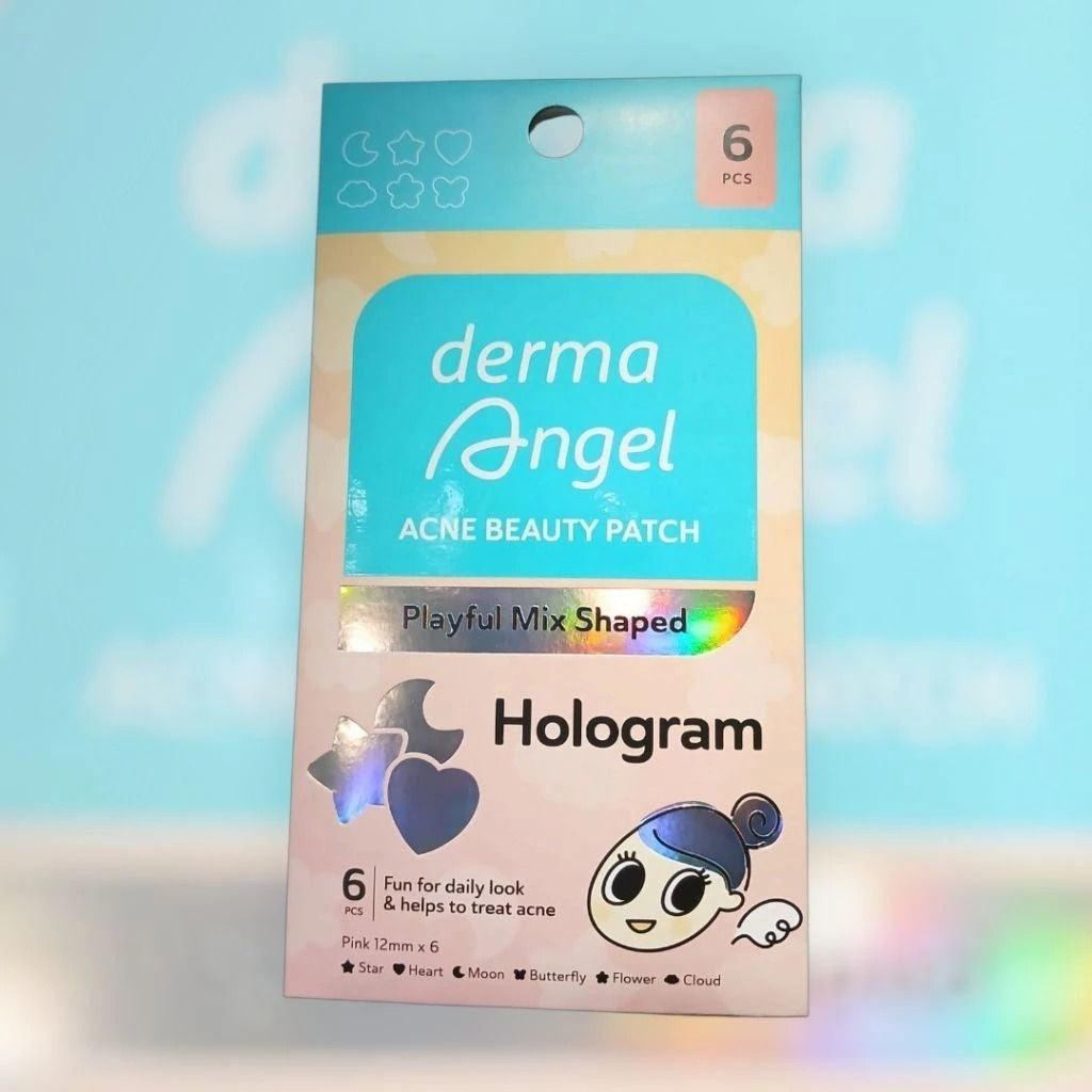 Derma Angel Patch Jerawat Hologram 6 Pcs