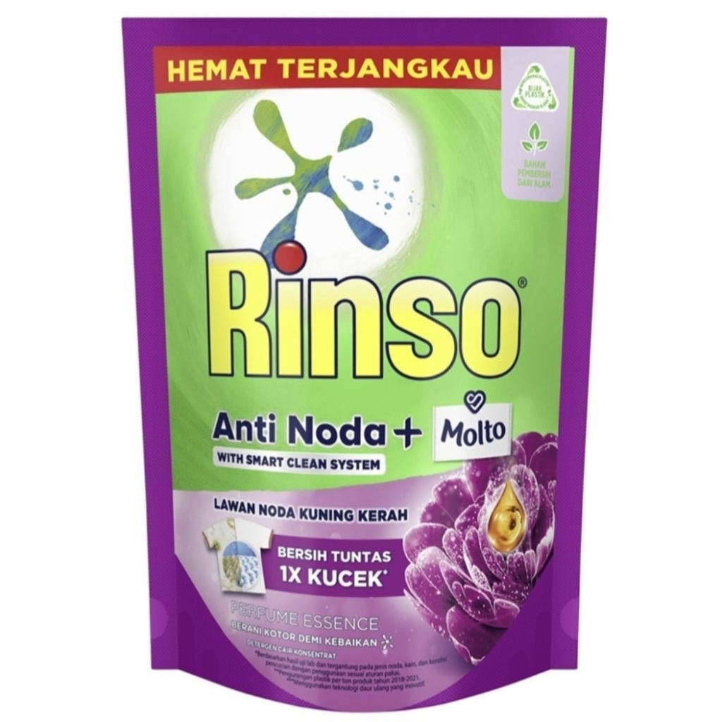 Rinso Anti Noda Deterjen Cair Refill 510 ml