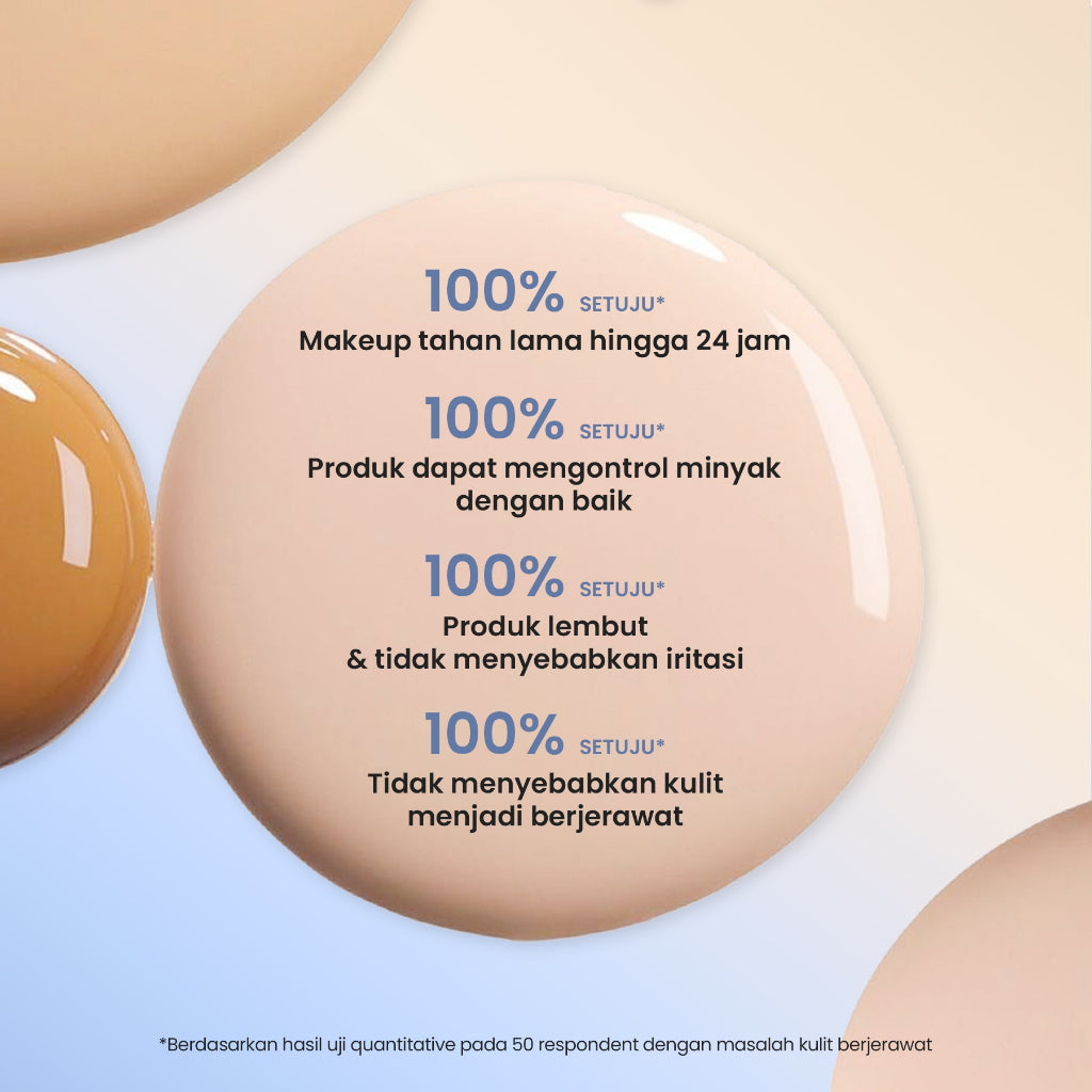 [NEW & UPGRADE] YOU Cloud Touch 3% Niacinamide Brightening Skin Tint For ALL Skin Sensitive Skin Perfect Coverage Liquid Foundation Serum Tint 24h Matte Oil Control SPF 50 No Oxidation