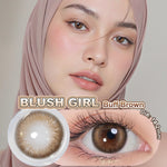 [0.00~-6.00]Magister Softlens 14~14.2mm Minus lensa mata softlens no ring natural 6Bulan Sepasang soflen