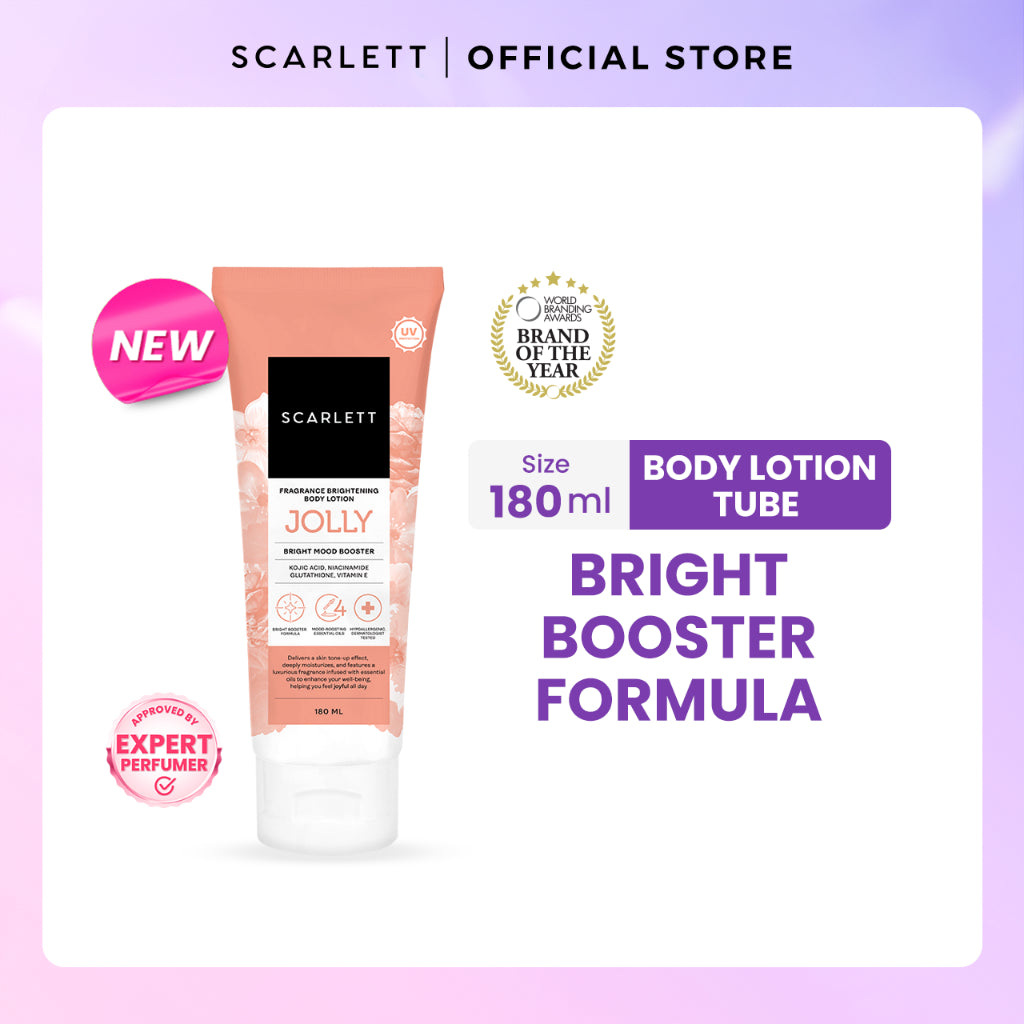 Scarlett Whitening Body Lotion Mencerahkan - Kemasan Baru Tube 180ml