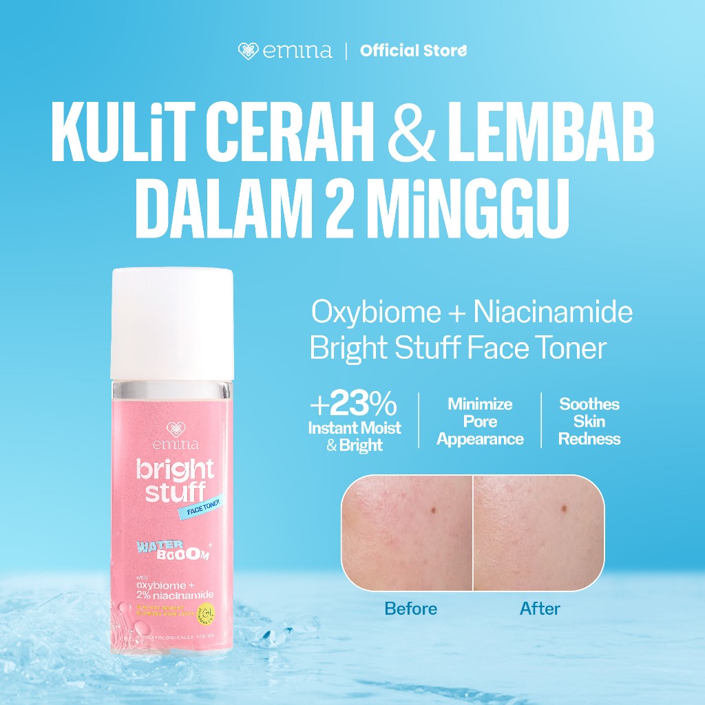 [SPECIAL 11.11] NEW! Emina Bright Stuff Face Toner - Toner Wajah Cerah Glowing