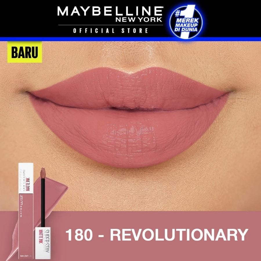 Maybelline Superstay Matte Ink Liquid Long Lasting Waterproof Matte Lipstick Lipcream Make Up Transferproof Tahan 16 Jam Vinyl Ink