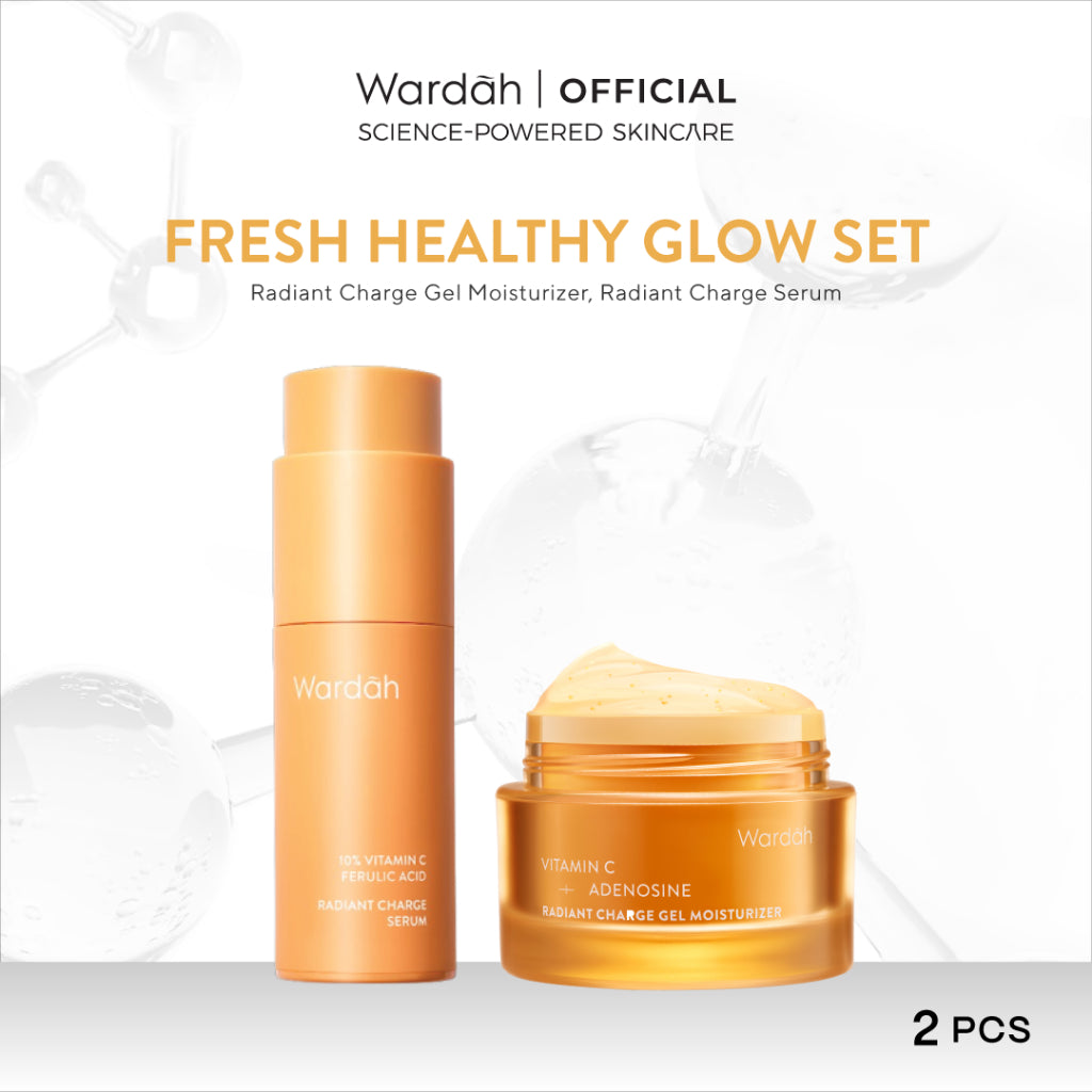 WARDAH Perfect Set Moisturizer + Serum For Perfect Result (Symradiance, Peeling, Brightening, Dark Spot Eliminator, Barrier Repair, Youthful Skin, Acne Care, Glowing) - Skincare