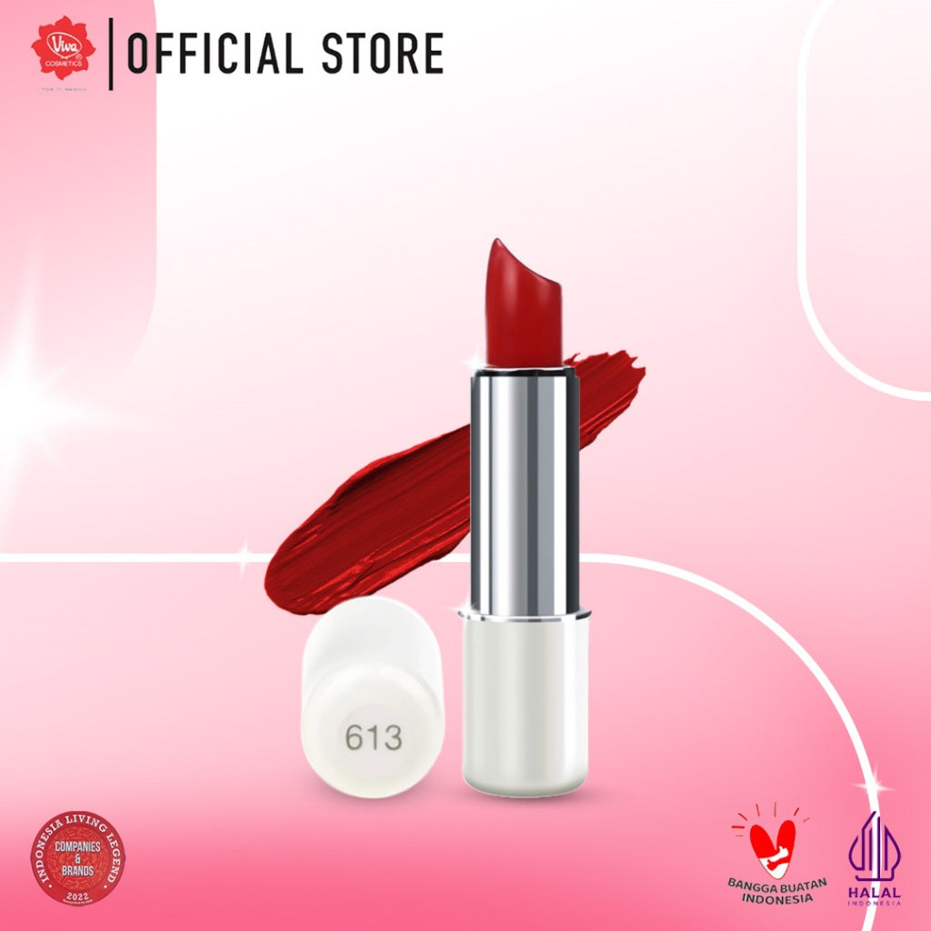 Red-A Lipstick with VIT E, Shea Butter, Avocado Oil & Squalane; No. 601 - 620 (3gr)