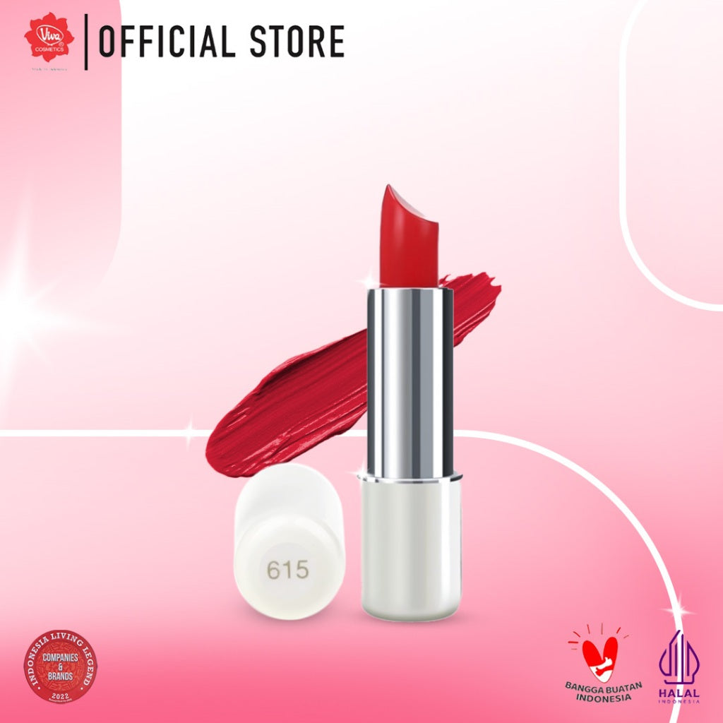 Red-A Lipstick with VIT E, Shea Butter, Avocado Oil & Squalane; No. 601 - 620 (3gr)