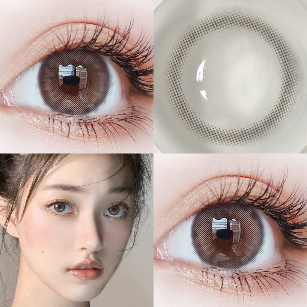 Sepasang lensa kontak berwarna, diameter 14.2MM, kadar air 38% lensa mata soflen mata softlens soflens