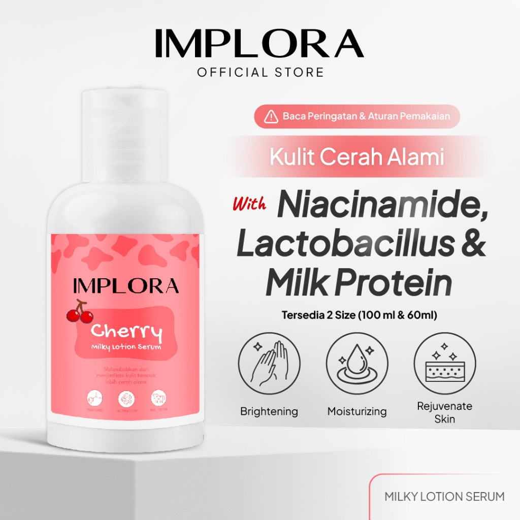 Implora Milky Lotion Serum | Lotion Niacinamide | Mencerahkan