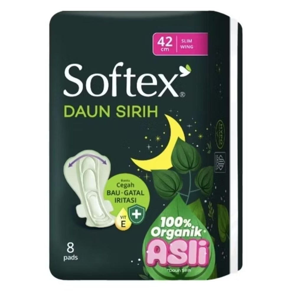 Softex Daun Sirih Pembalut Wanita Wing 42 cm 8 pcs