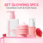 Glad2Glow Milk Amino Acid Gentle Cleanser Brightening facial wash skincare face wash sabun cuci muka cleansing balm exfoliating exfoliasi wajah sabun muka pembersih wajah Mencerahkan wajahMelembabkan kelembaban Mengandung asam amino g2glow official store