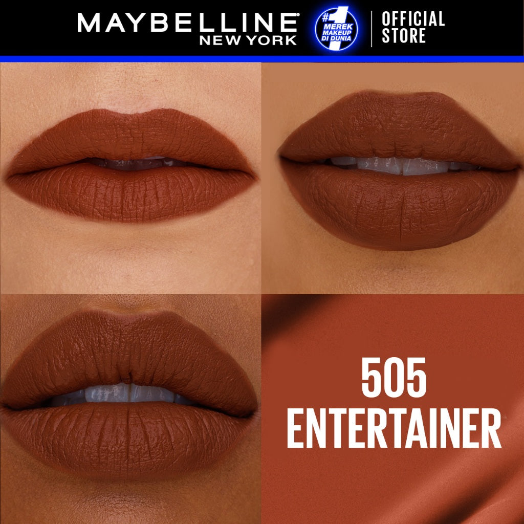 Maybelline Superstay Matte Ink Liquid Long Lasting Waterproof Matte Lipstick Lipcream Make Up Transferproof Tahan 16 Jam Vinyl Ink