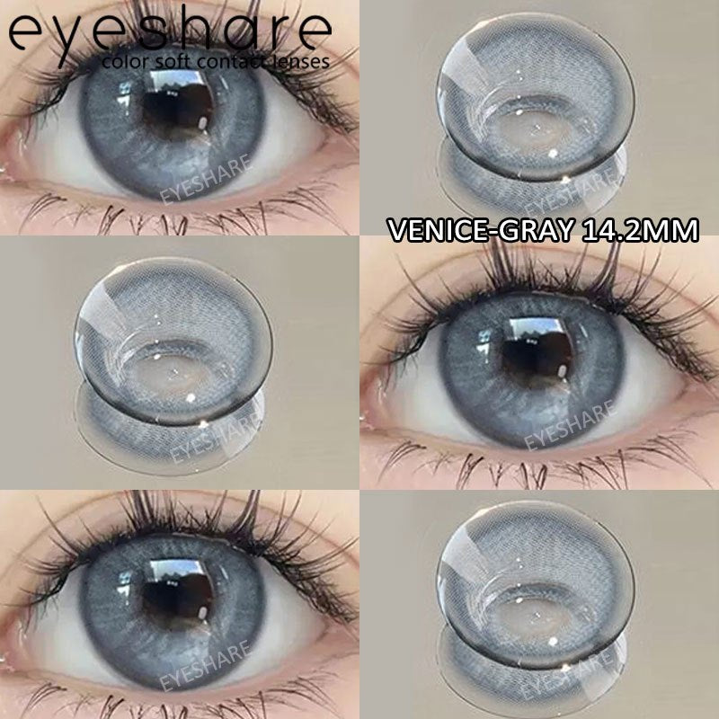 Eyeshare Softlens Lemon Gray 14.0mm 1 Pasang Lensa Kontak