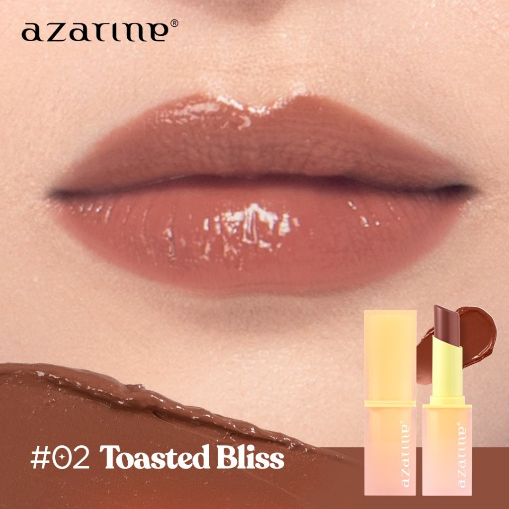 Azarine Sunrise Prep Bundle [2 PCS]  Invisipore Primer Sunscreen SPF 50 PA++++ Primer Makeup Pore Blurring Tahan Lama + Glowkiss Sunscreen Pelembab Bibir SPF 35 PA +++