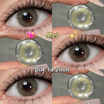 [-1.00~-6.00] Softlens Minus 14.2mm Brown Gray Green No Ring Softlens Natural 1 Years Use