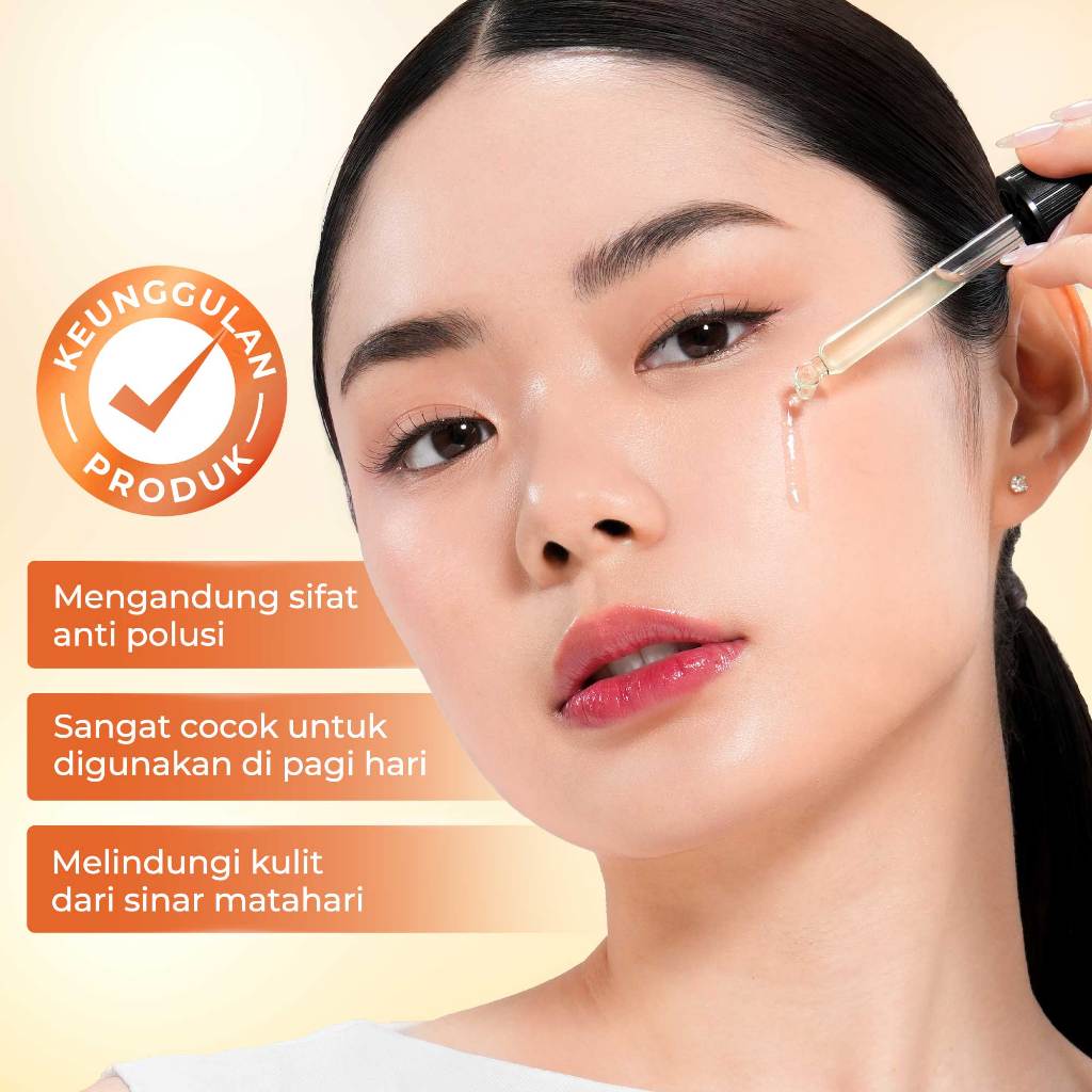 ELFORMULA Antiox-C Serum 15% Pure Vitamin C  - Antioksidan Skin Brightening Anti Penuaan Dini Anti Aging Mencerahkan Dalam Waktu 14 Hari Vitamin-C Serum Whitening Brightening