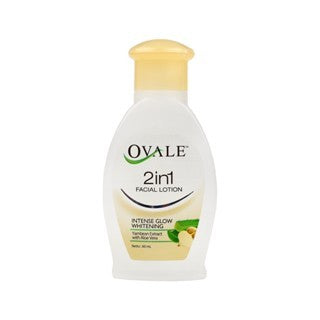 OVALE 2in1 Facial Lotion Cleanser 60ml - Ovale Pembersih Wajah Sekali Usap /HenecoBeauty