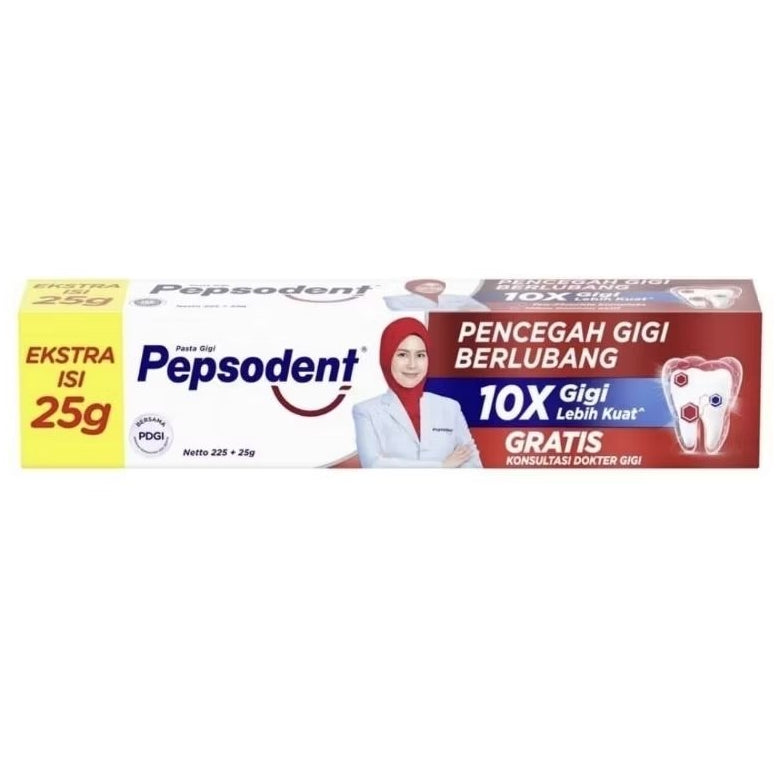 Pepsodent Pasta Gigi Pencegah Gigi Berlubang 225 g